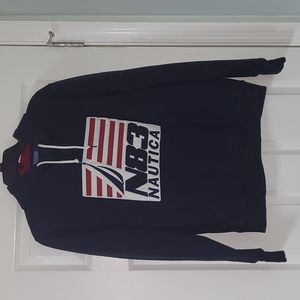 Nautica Blue Sail N83 Hoodie Sweatshirts Size M